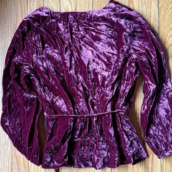 Crushed velvet top - Picture 6 of 7